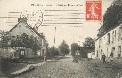 / CPA FRANCE 60 "Plailly, route de Montmélian"