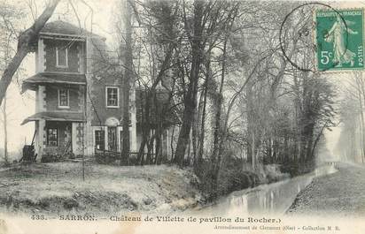 / CPA FRANCE 60 "Sarron, château de Villette"