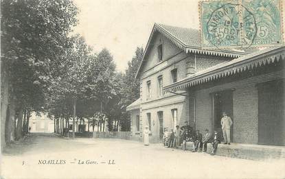 / CPA FRANCE 60 "Noailles, la gare"