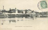 60 Oise / CPA FRANCE 60 "Pont Sainte Maxence, quai du Mesnil Châtelain"