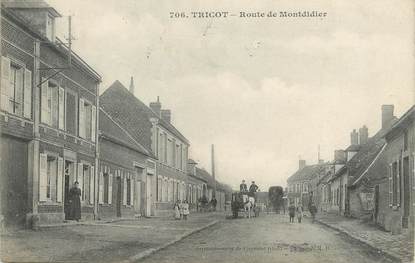 / CPA FRANCE 60 "Tricot, route de Montdidier"