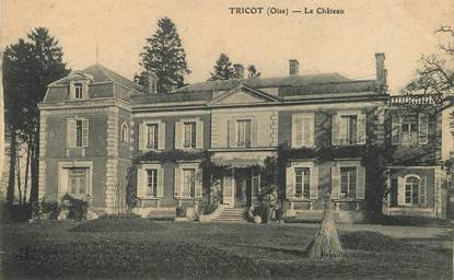 / CPA FRANCE 60 "Tricot, le château"