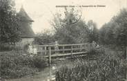 60 Oise / CPA FRANCE 60 "Songeons, la passerelle du château"