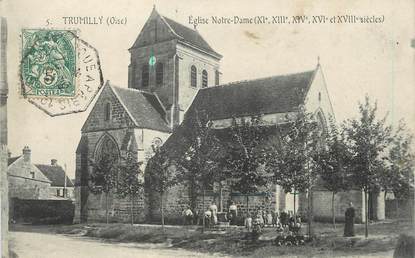 / CPA FRANCE 60 "Trumilly, église Notre Dame"