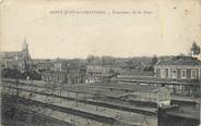 60 Oise / CPA FRANCE 60 "Saint Just en chaussée, panorama de la gare"