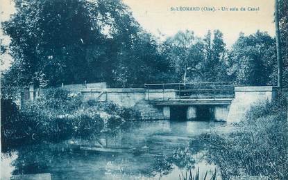 / CPA FRANCE 60 "Saint Léonard, un coin du canal"