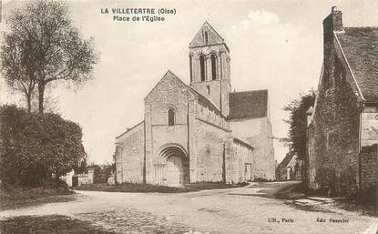 / CPA FRANCE 60 "La Villetertre, place de l'église"