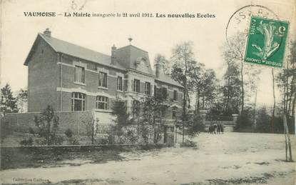 / CPA FRANCE 60 "Vaumoise, la mairie, les nouvelles écoles"