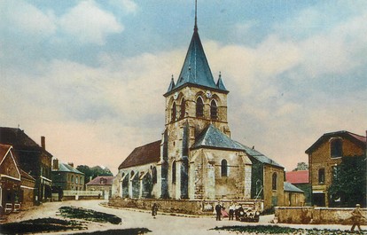 / CPA FRANCE 60 "Sainte Geneviève, l'église"