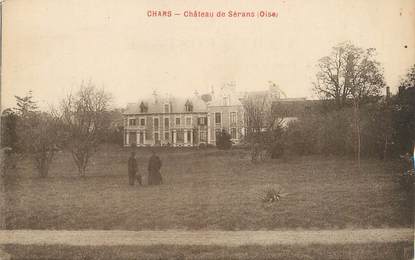 / CPA FRANCE 60 "Chars, château de Sérans"