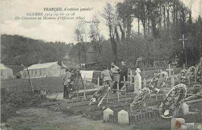 / CPA FRANCE 60 "Un cimetière au hameau d'Offémont" / GUERRE 1914-1918
