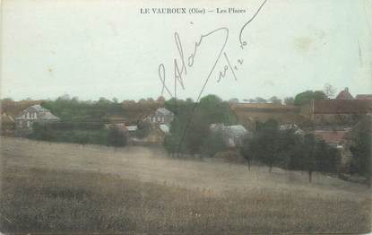 / CPA FRANCE 60 "Le Vauroux, les places"