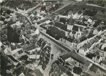 / CPSM FRANCE 41 "Suèvres, l'église et la mairie"