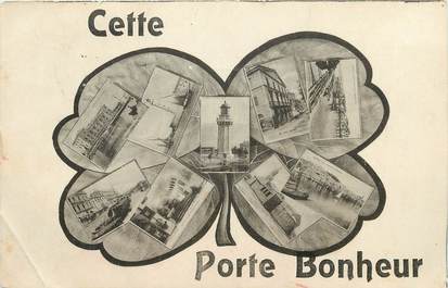 CPA FRANCE 34 "Cette, porte bonheur"