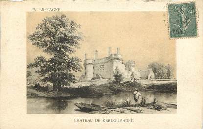 CPA FRANCE 29 "Chateau de Kergoumadec"