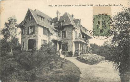 / CPA FRANCE 78 "Clairefontaine, les Châtaigniers"