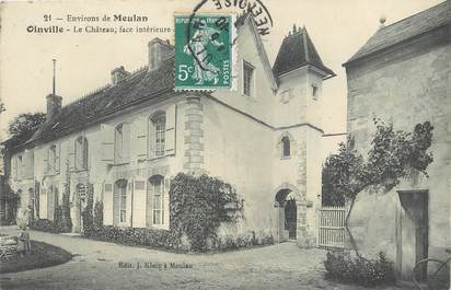 / CPA FRANCE 78 "Environs de Meulan Oinville, le château"