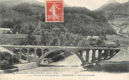 / CPA FRANCE 64 "Sarrance, pont de Lescoude"
