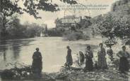 64 PyrÉnÉe Atlantique / CPA FRANCE 64 "Sauveterre de Béarn, un coin du Gave et le vieux pont"