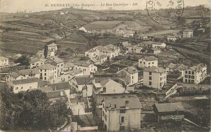 / CPA FRANCE 64 "Hendaye, le bas quartier"