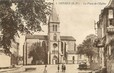 / CPA FRANCE 64 "Orthez, la place de l'église"