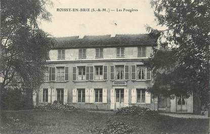 / CPA FRANCE 77 "Roissy en Brie, les fougères"