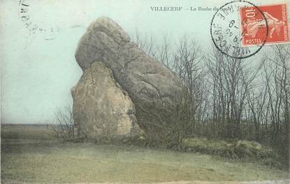 / CPA FRANCE 77 "Villecerf, la roche du Sault"