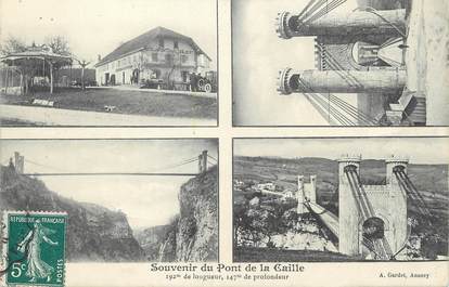 / CPA FRANCE 74 "Souvenir du Pont de la Caille"