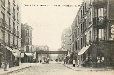 CPA FRANCE 93 "Saint Ouen, rue de la Chapelle"