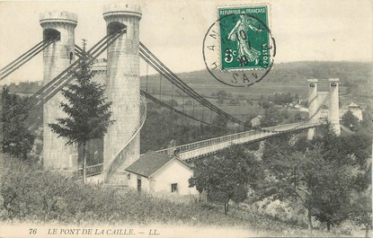 / CPA FRANCE 74 "Le Pont de la Caille"