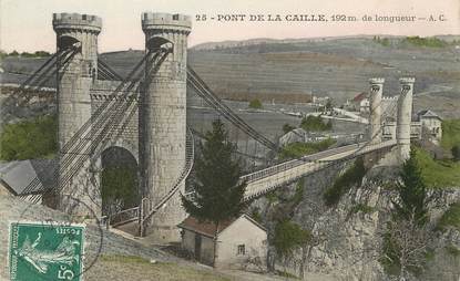 / CPA FRANCE 74  "Pont de la Caille "