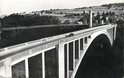 / CPSM FRANCE 74  "Le Pont de la Caille, vieux pont"