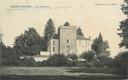 / CPA FRANCE 01 "Bagé le Chatel, le château"