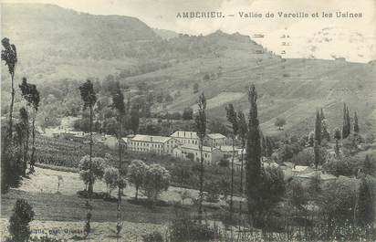 / CPA FRANCE 01 "Ambérieu, vallée de Vareille et les Usines"