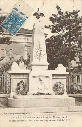 / CPA FRANCE 01 "Ambérieu en Bugey" / MONUMENT COMMEMORATIF