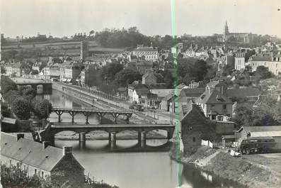  / CPSM FRANCE 22 "Lannion, vue générale, les trois ponts "