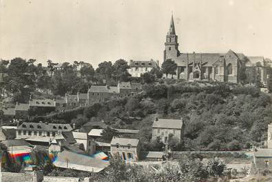  / CPSM FRANCE 22 "Lannion, l'église et l'escalier de Brelevnez"