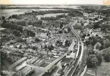  / CPSM FRANCE 76 "Longueville sur Scie, vue aérienne"