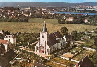  / CPSM FRANCE 76 "Mailleraye, l'église"