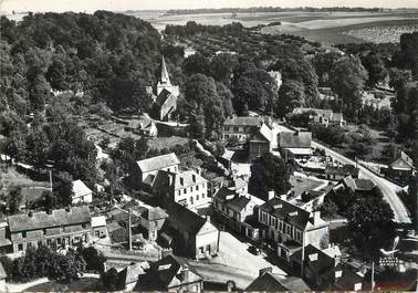  / CPSM FRANCE 76 "Ouville la Rivière, quartier de l'église"