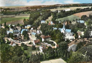  / CPSM FRANCE 76 "Ouville la Rivière, le quartier de l'église"