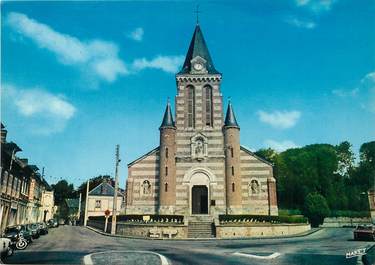  / CPSM FRANCE 76 "Sassetot le Mauconduit, l'église et son village"
