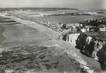  / CPSM FRANCE 76 "Quiberville, vue aérienne sur la plage"