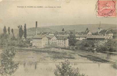 CPA FRANCE 25 "Env. de Baume les Dames, Les Usines de Cour"