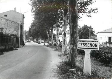 / CPSM FRANCE 34 "Cessenon, entrée du village"