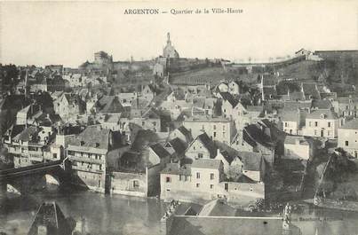 CPA FRANCE 36 "Argenton, quartier de la ville Haute"