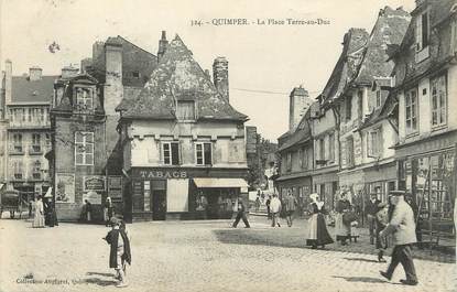  / CPA FRANCE 29 "Quimper, la place terre au Duc"