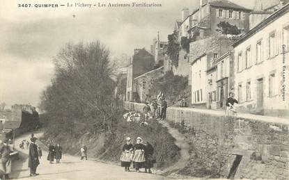  / CPA FRANCE 29 "Quimper, le pichery, les anciennes fortifications"