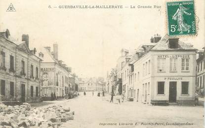  / CPA FRANCE 76 "Guerbaville La Mailleraye, la grande rue"