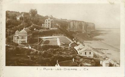  / CPSM FRANCE 76 "Puys Lès Dieppe"